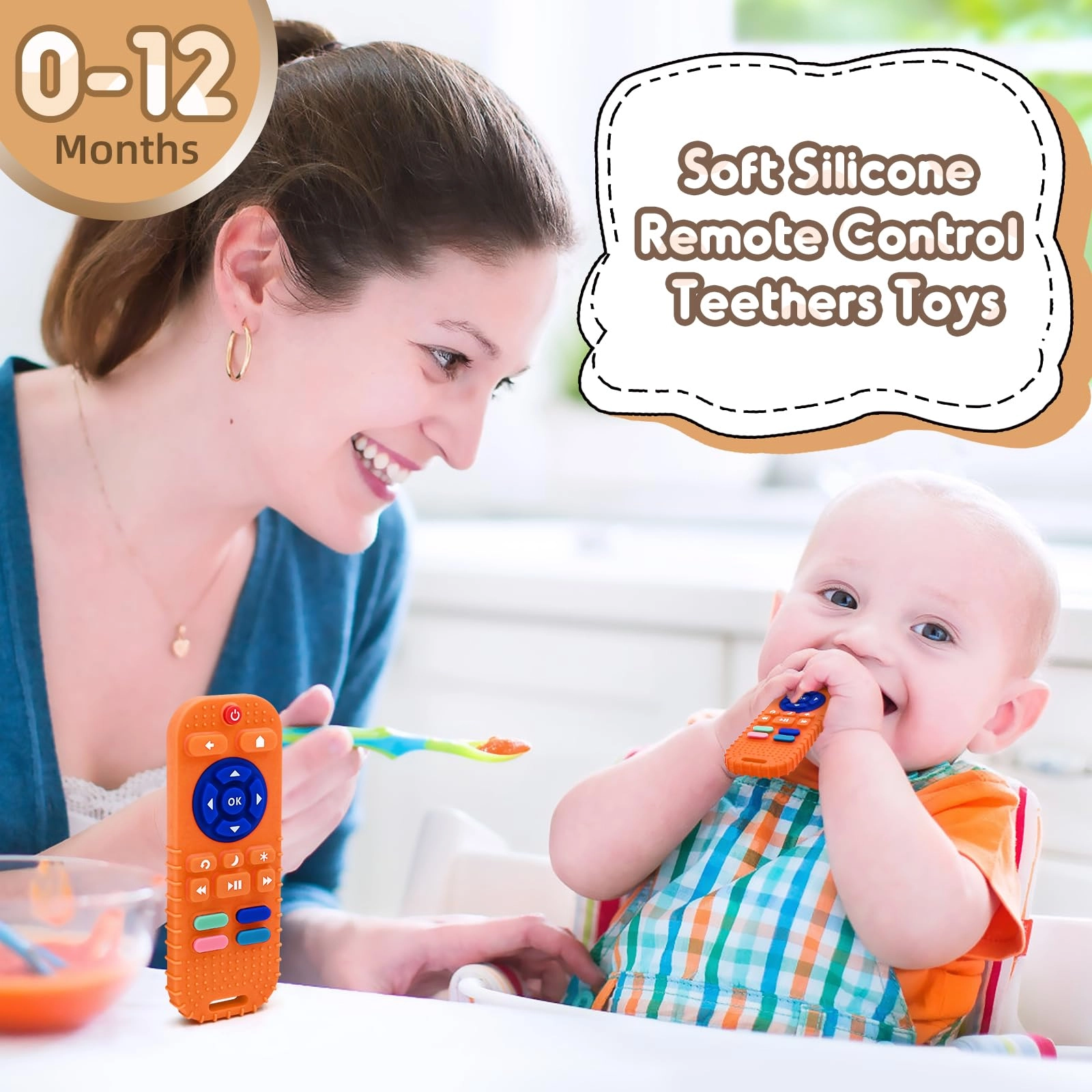 Remote Control Teether - Silicone