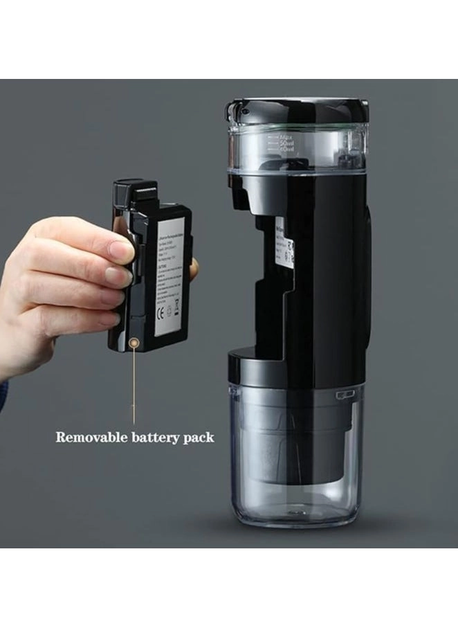 MiniSpresso Portable Espresso Maker Built-In Battery 18-Bar Fully Automatic