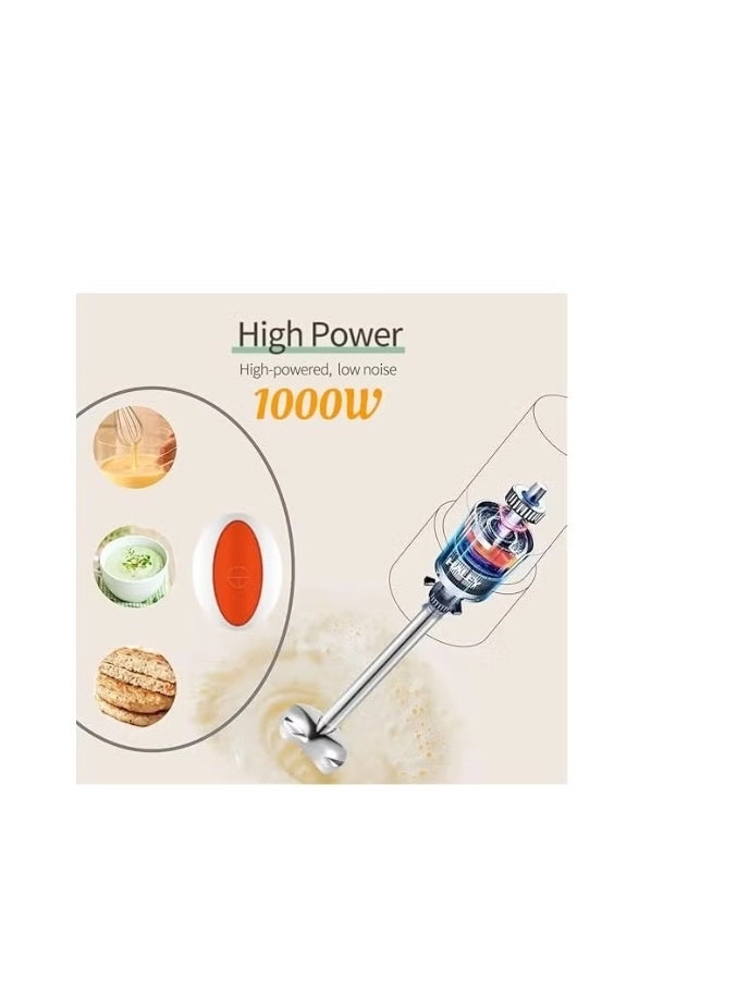 HY-1105 - Hand Blender 2 Speeds Stainless Steel Blade