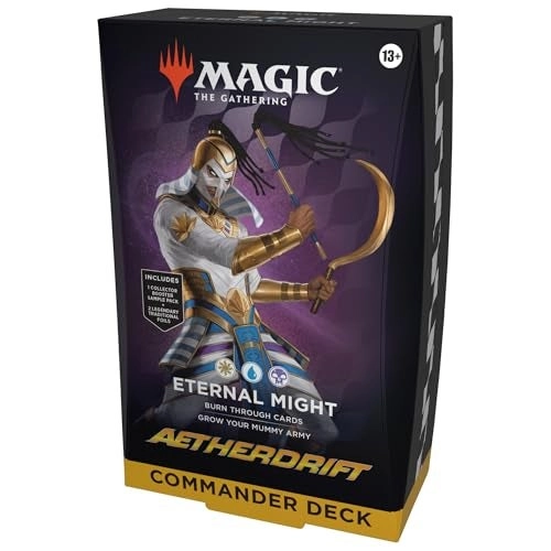 Magic: the Gathering Aetherdrift Commander Deck Eternal Might - 100 cards