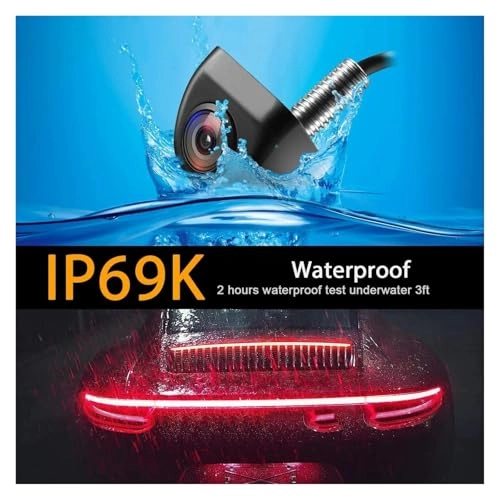 Reverse car rear view camera - Night vision Wired 720 x 540 pixels