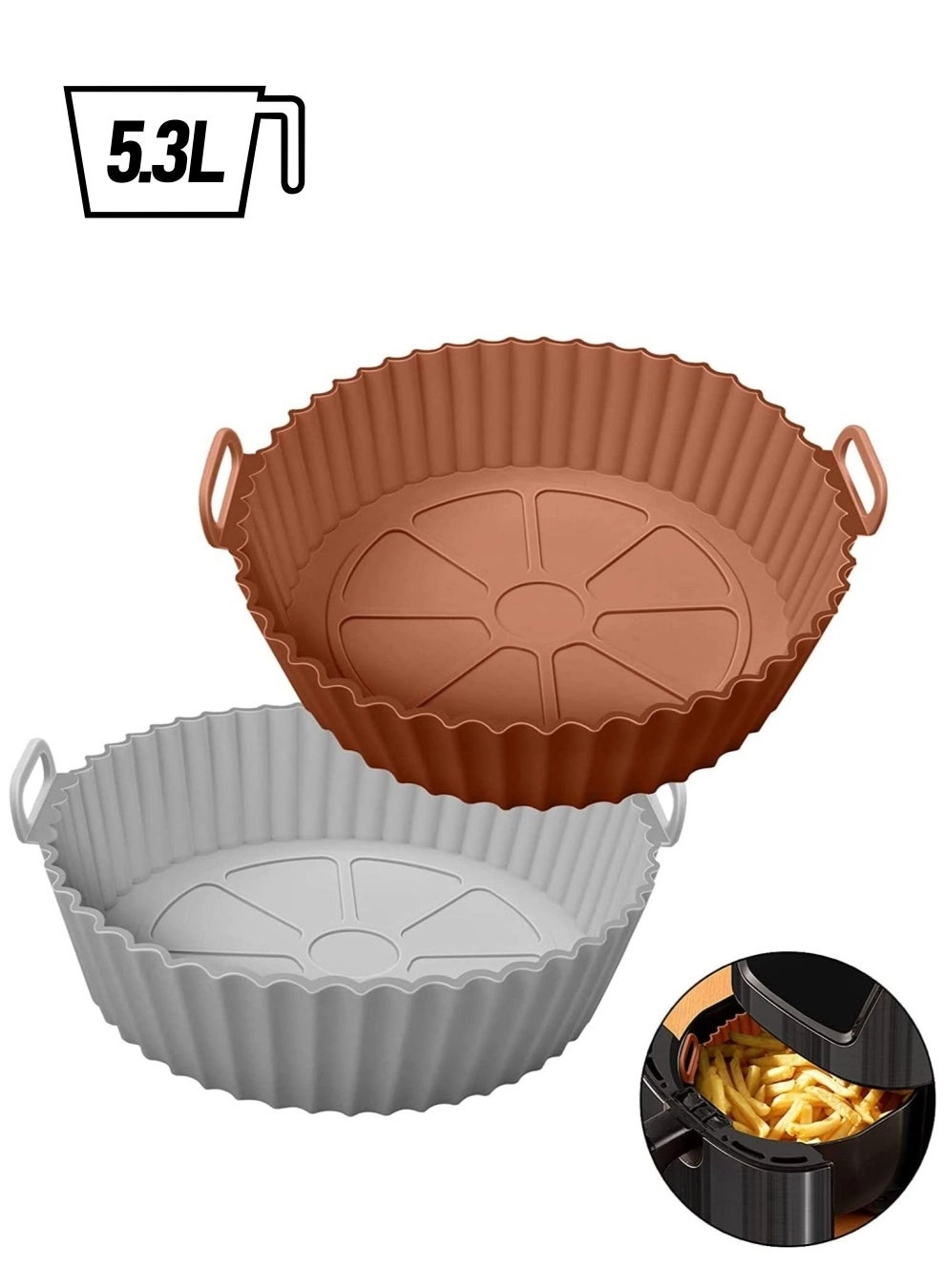 Air Fryer Silicone Liner - food grade silicone 2 piece(s)