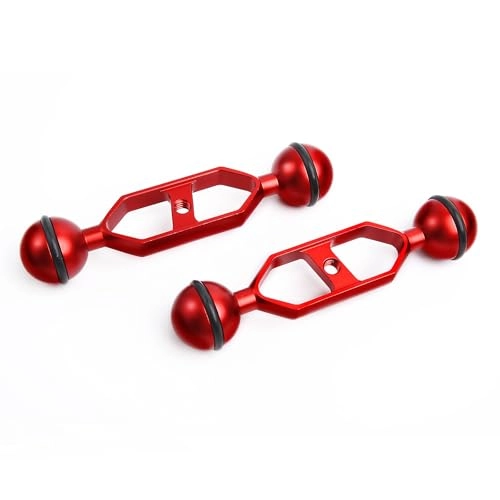 Double Ball Extension Arm - 5" 1" Ball Head Underwater