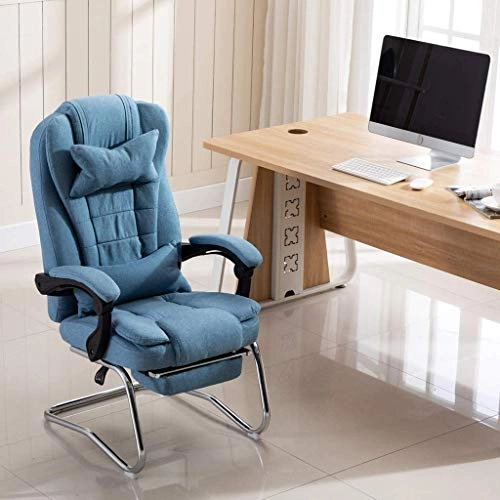 Reclining Chair - Fabric Cotton Black