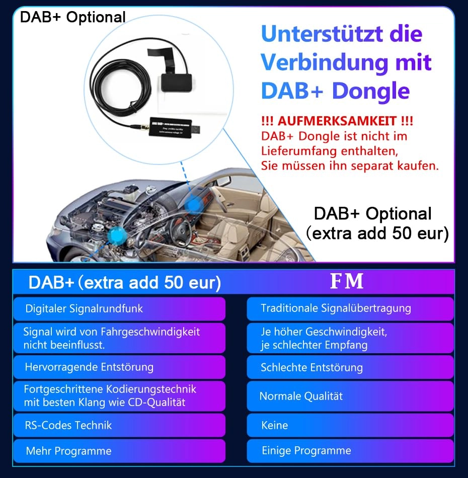 Android Auto GPS Radio Navigator - 9 inch