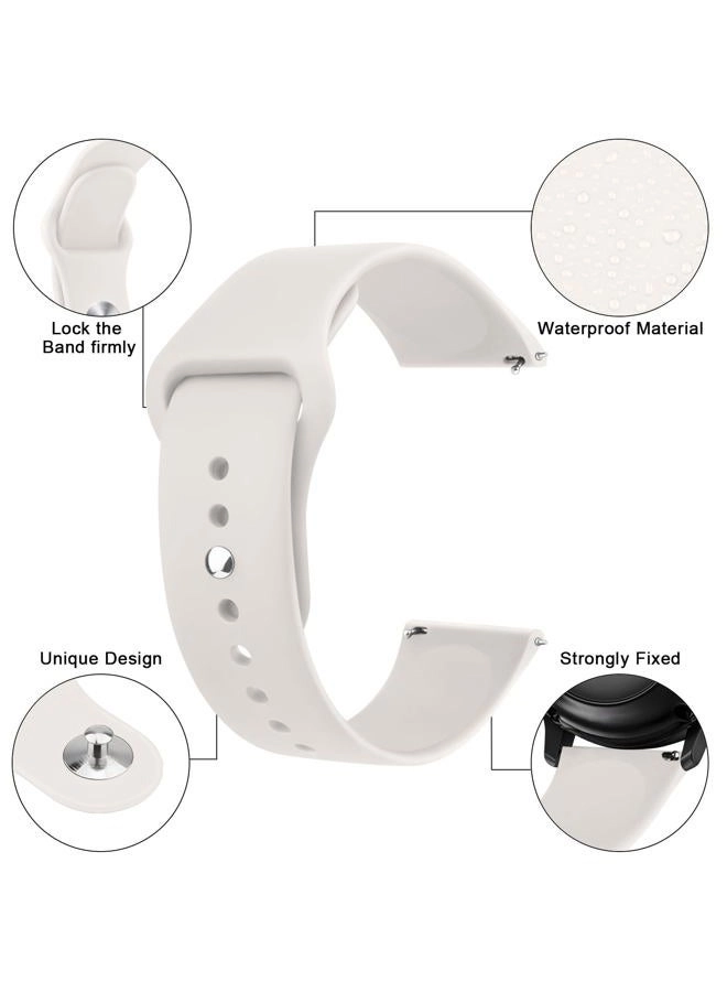 3 Pack 20mm 22mm Soft Sport Watch Band for All Watches with 20mm or 22mm Wide Lug