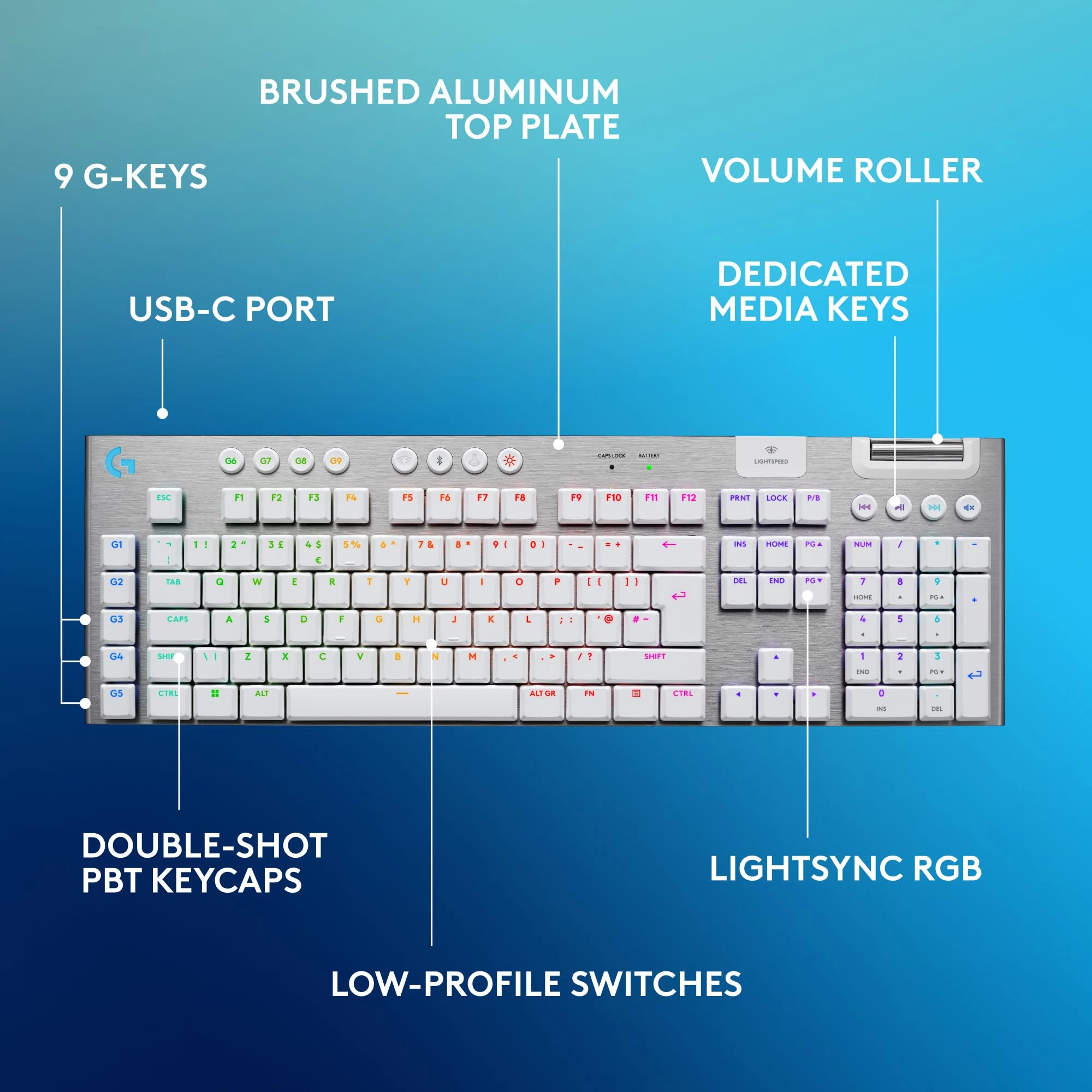G915 X LIGHTSPEED - UK Wired/Wireless