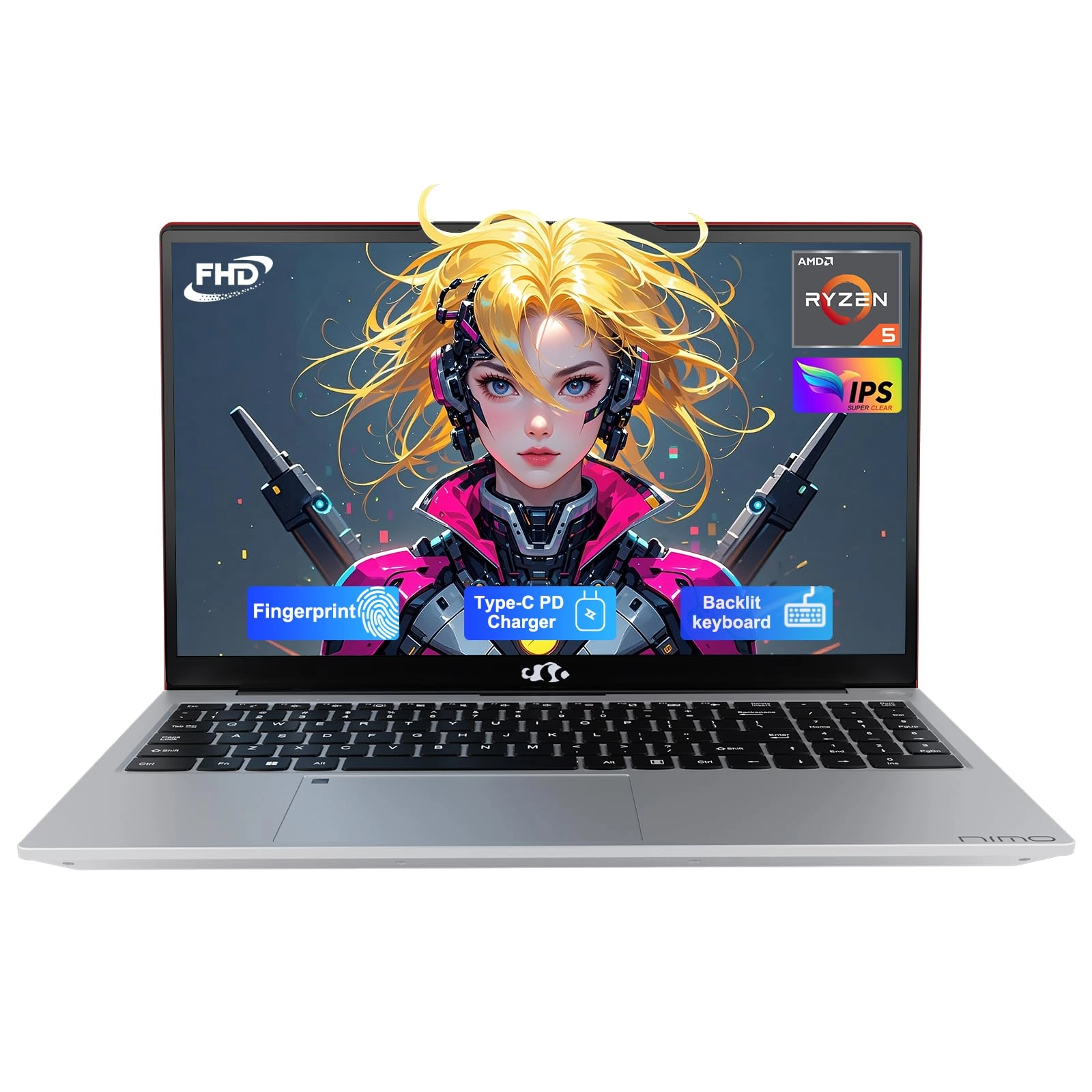 NIMO N152R N152 - 15.6'' Ryzen 5 32GB DDR4 1TB SSD