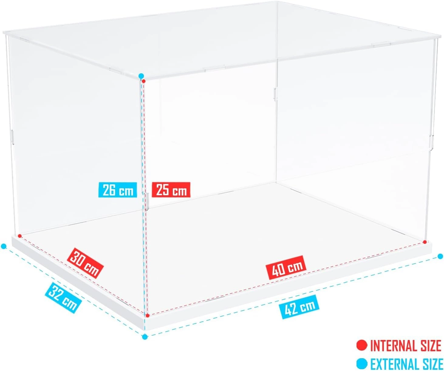 Acrylic Display Case - 25 cm