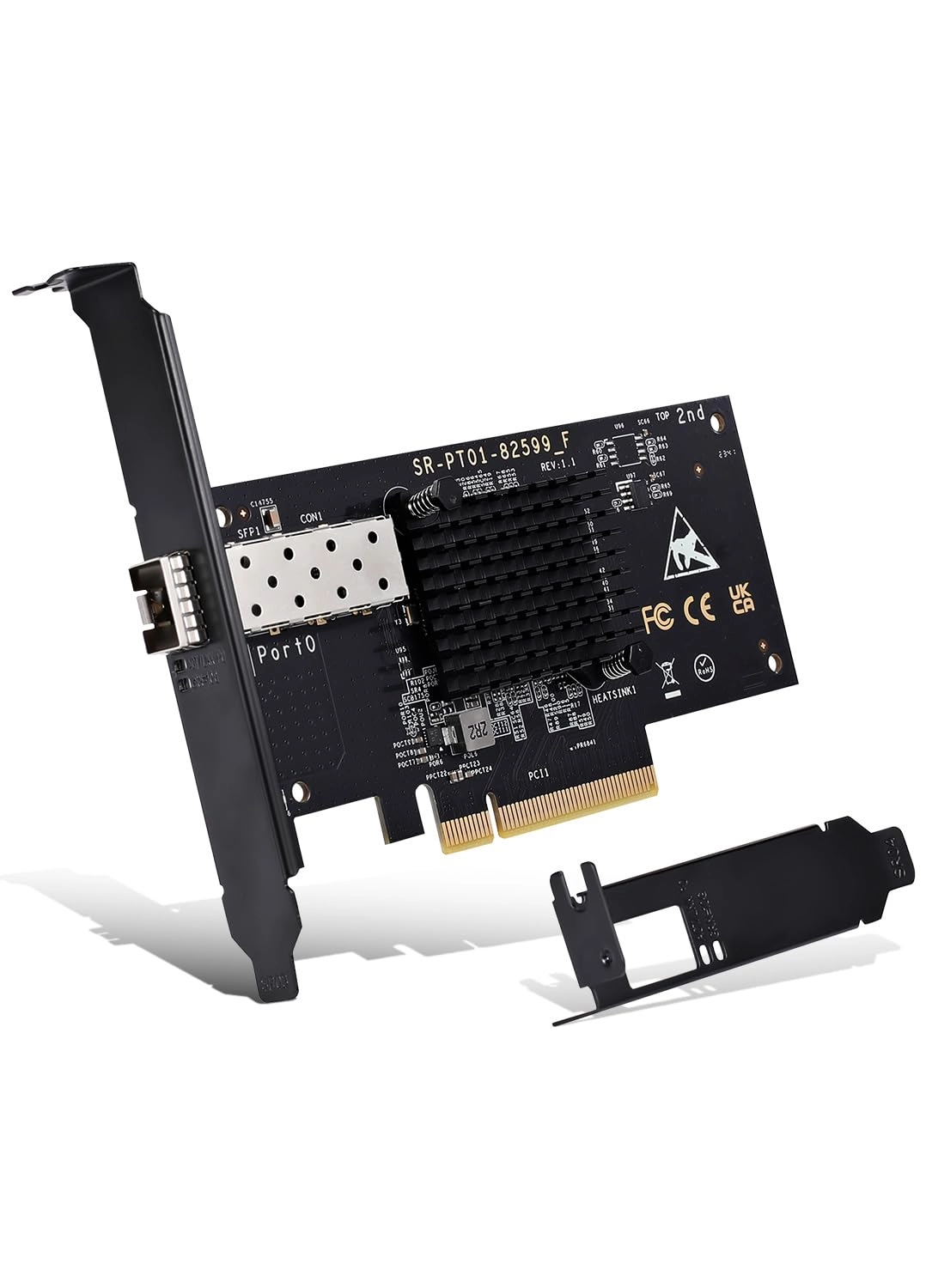 NICGIGA 10Gb Dual LAN SFP+ PCI-e Network Card - PCIe Ethernet