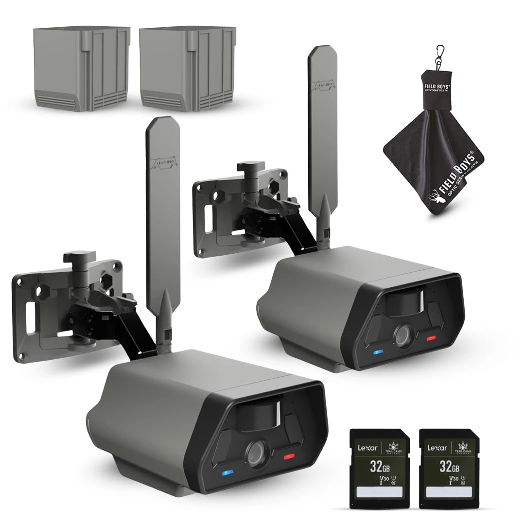 Tactacam Defend Cellular Security Camera + SD Card + Rechargeable Battery + Microfiber Cleaning Cloth