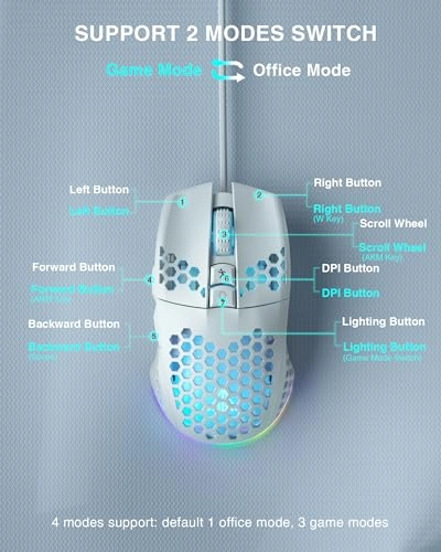 SM900 Gaming Mouse - Wired