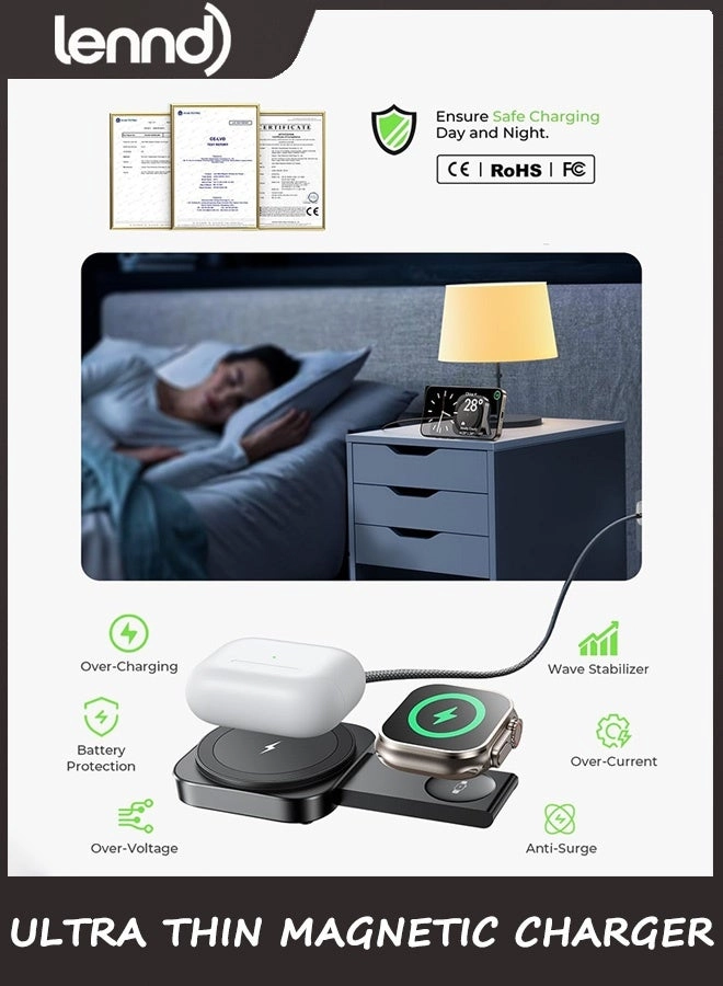 MagSafe Charging Stand - Wireless iPhone 16 Travel