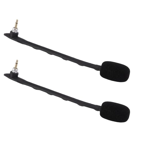 Detachable Noise Canceling Microphone 3.5mm-Mini-Jack Microphone 2 spare microphones