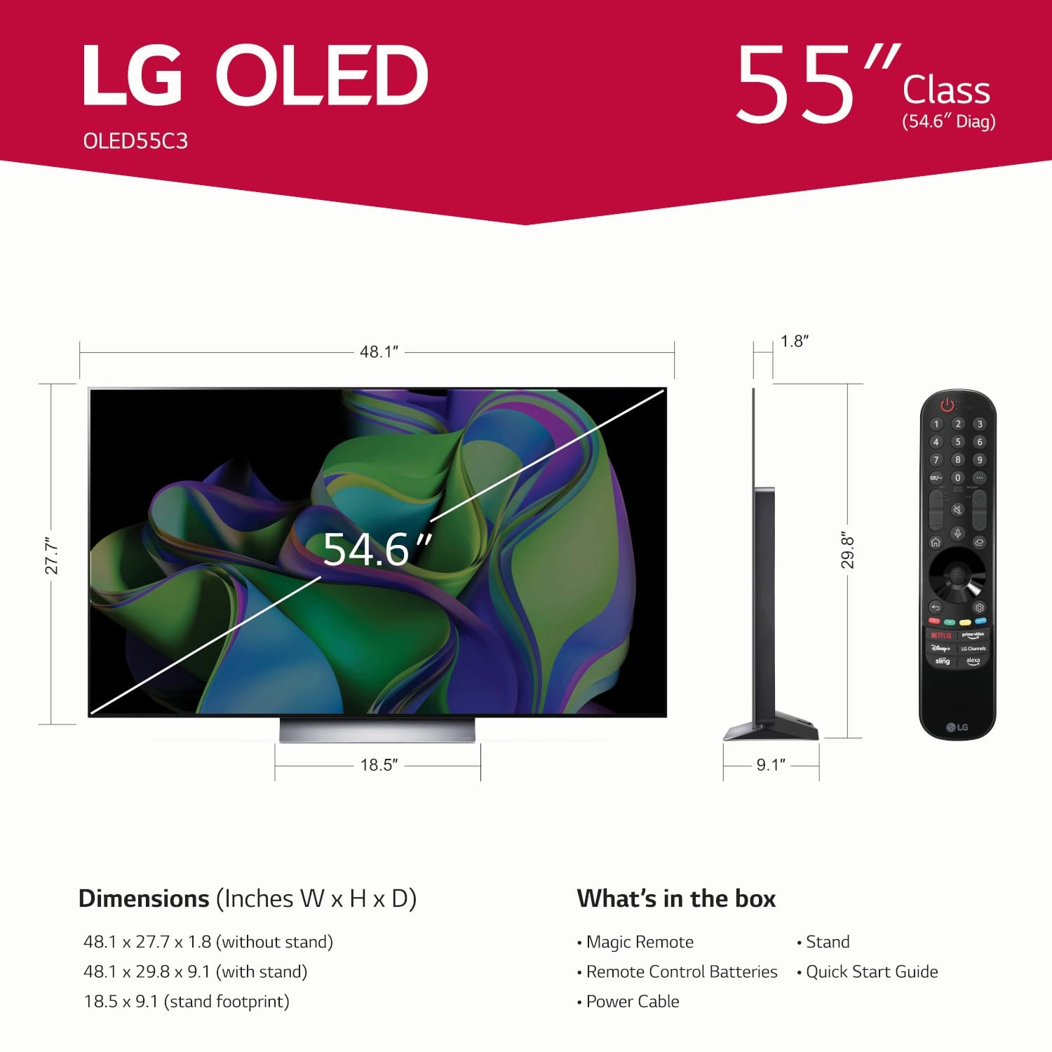 OLED55C3PUA - 55 inch