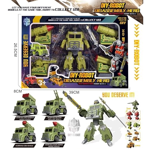 Disassembly Hero - Military Robot 4-IN-1