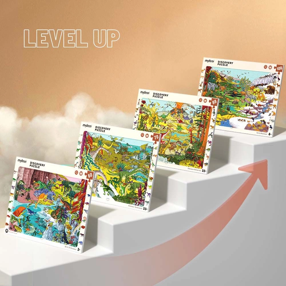 Search and Find Discovery Puzzle Big City - 3+ 60 pieces