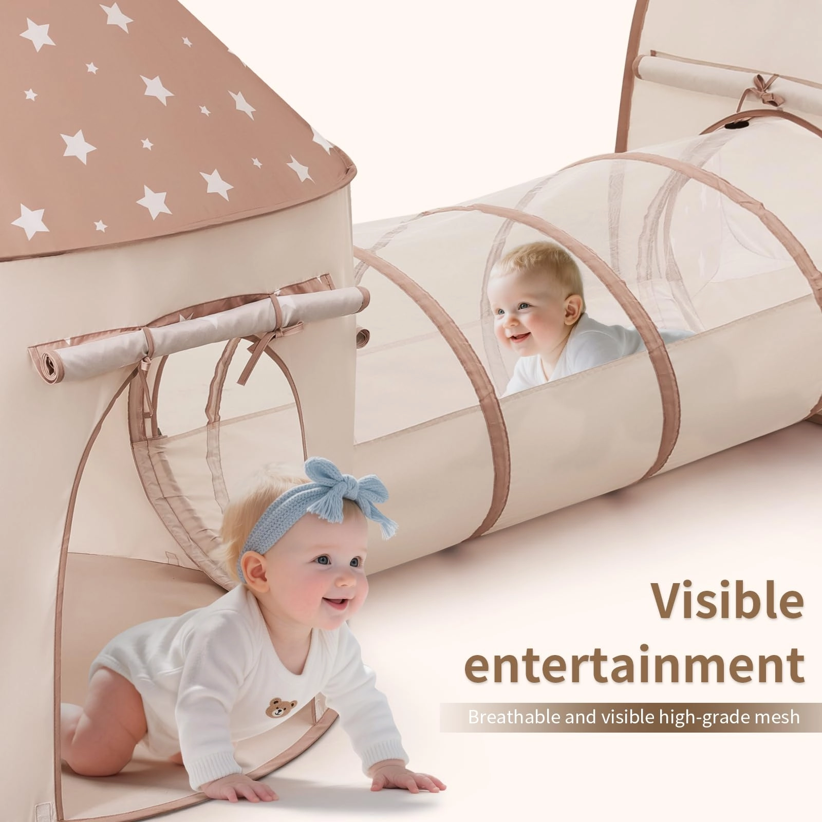 3 in 1 Play Tent - 113 cm x 288 cm x 127 cm