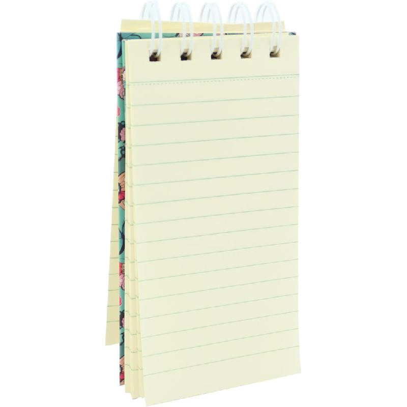 Memo Notebook A7 Spiral - Lined 60 Sheets
