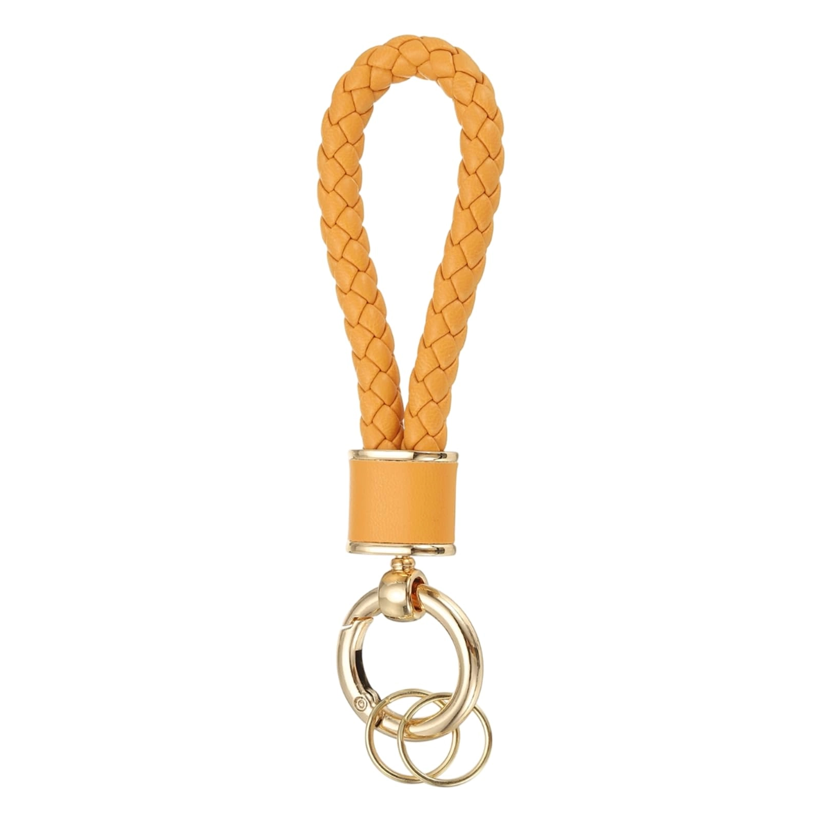 Braided Leather Keychain - Animal