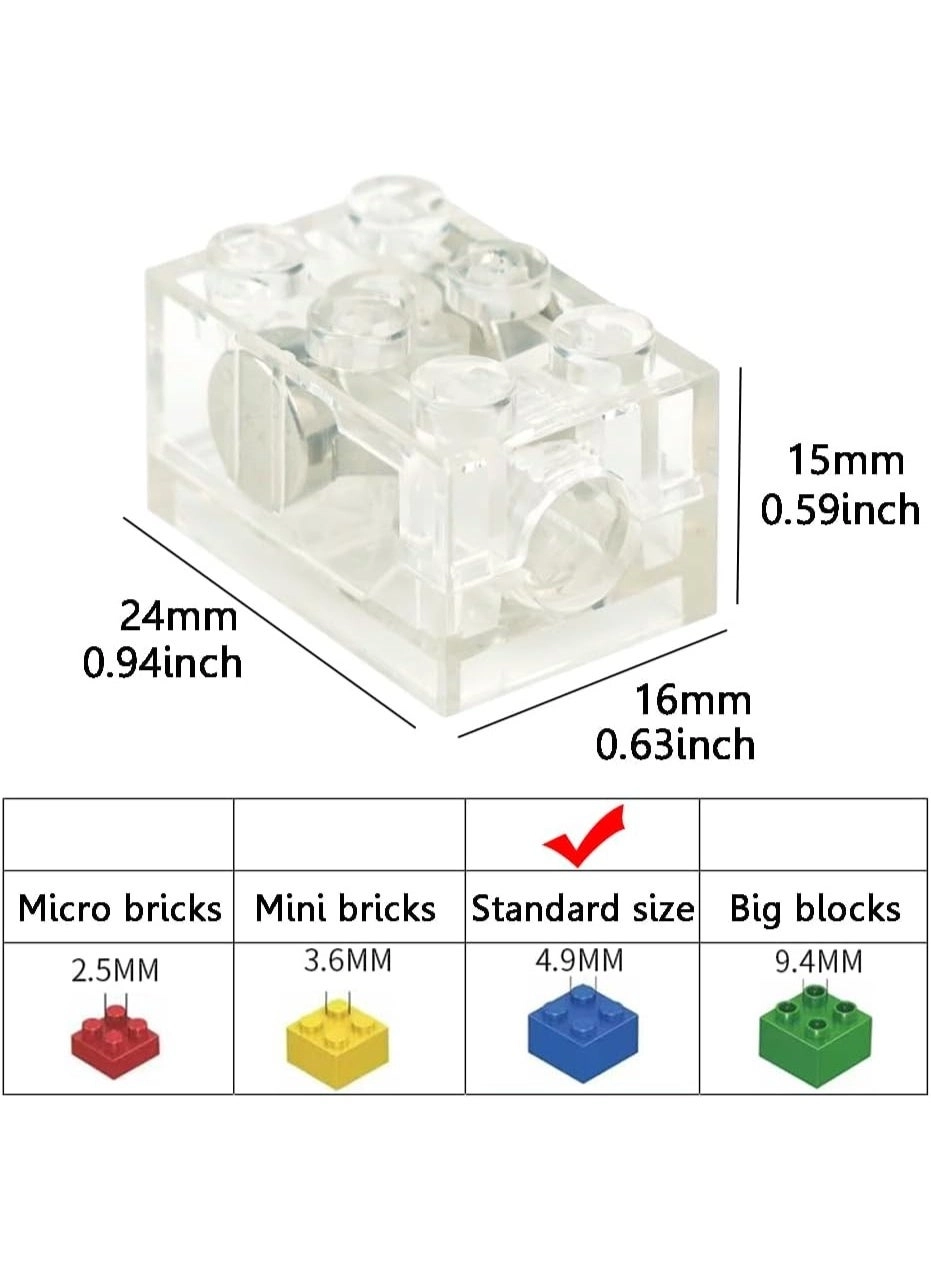 LED Light Up Kit - 14pcs Classic Transparent 2x3