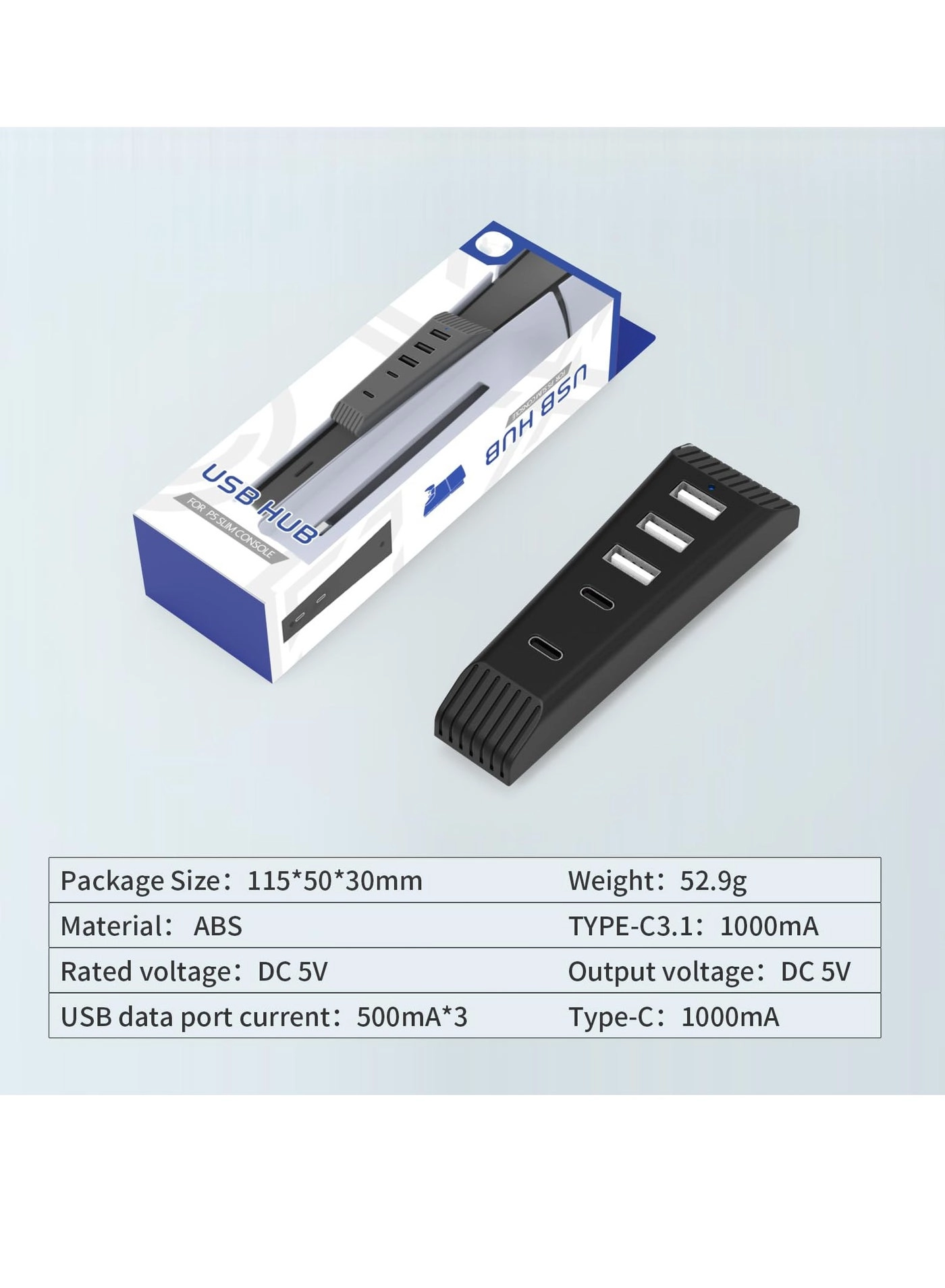 USB Hub - 5-Port PS5 Slim