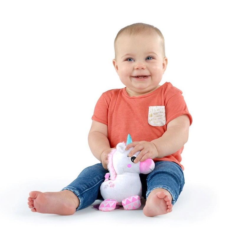 Sparkle And Shine On The Go Teething Toy - Unicorn - Take-along Rattle