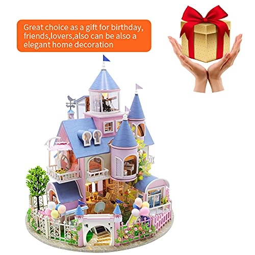 Miniature Wooden Dollhouse Furniture Kit - Creative Room 1:24