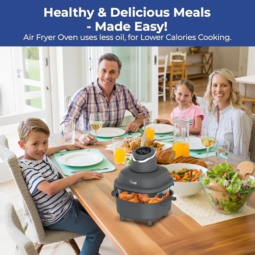 Portable Glass Air Fryer RHAF-25001NB