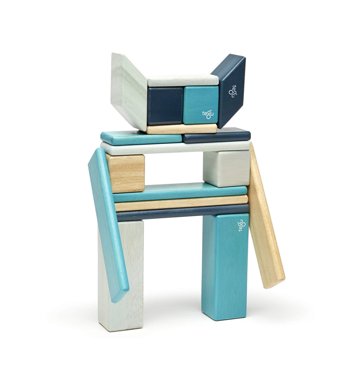 Magnetic Wooden Block Set - 1-99 years old 24 Piece