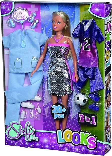 Steffi Love Looks Fashion Doll - 29 cm Multi Colour Ages 3+