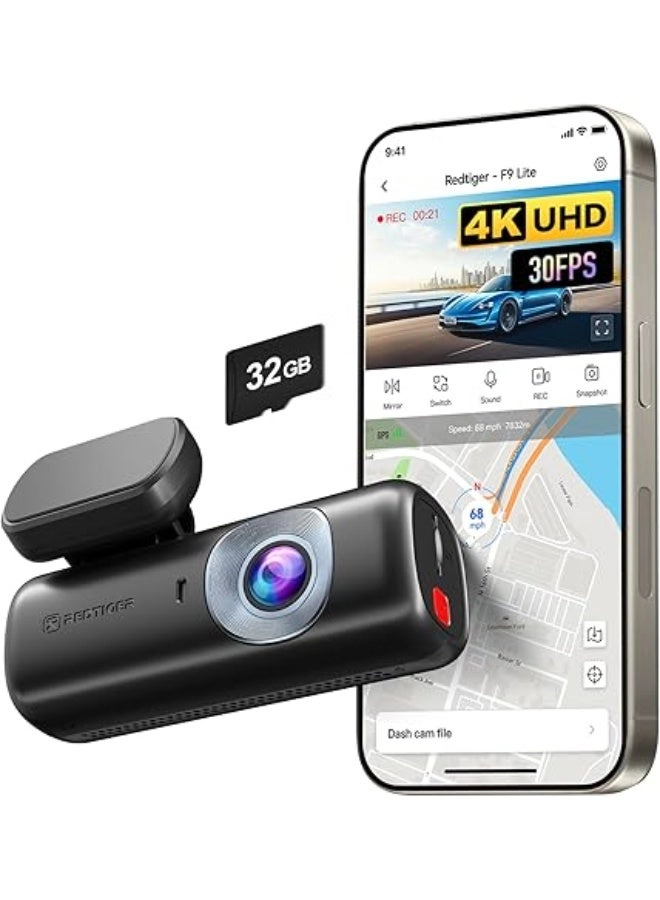 REDTIGER Dash Cam - 4K 30FPS