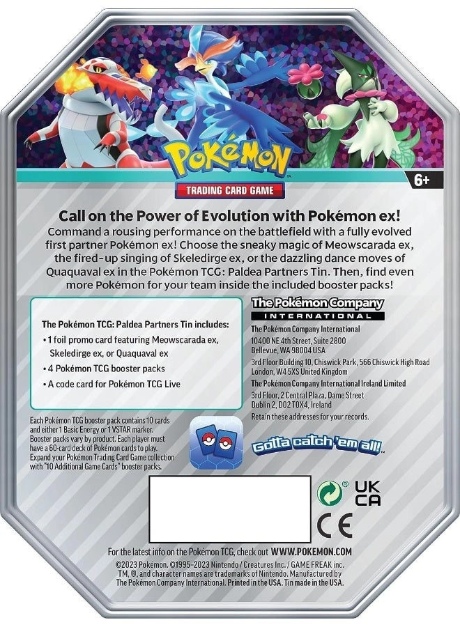 Paldea Partners Skeledirge Ex Tin