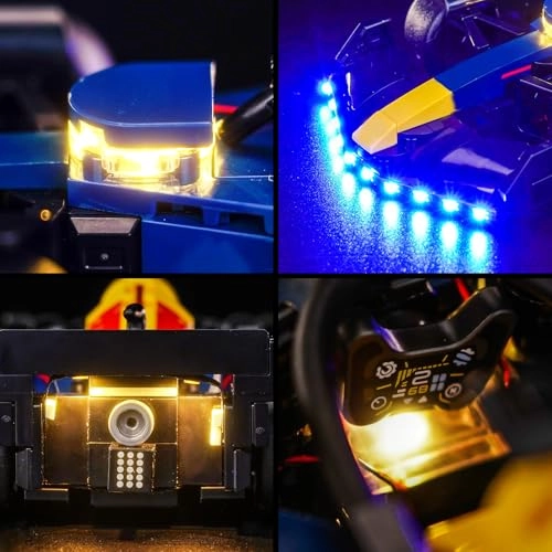LED Light Set - Compatible with 77243 RB20 F1 10 light sources