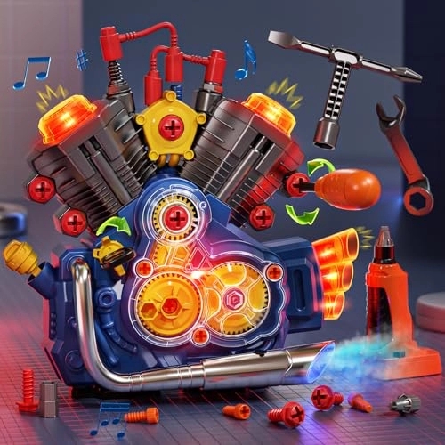Jovow Engine Building Kit Engineering - 3 years+ 42 pieces