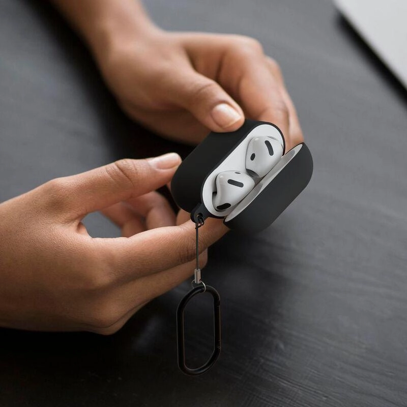 Earbuds Case Cover - for Apple AirPods 4 Wireless Charging Compatible