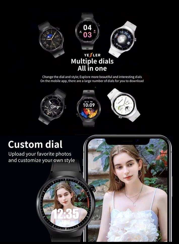 Round Smart Watch Set