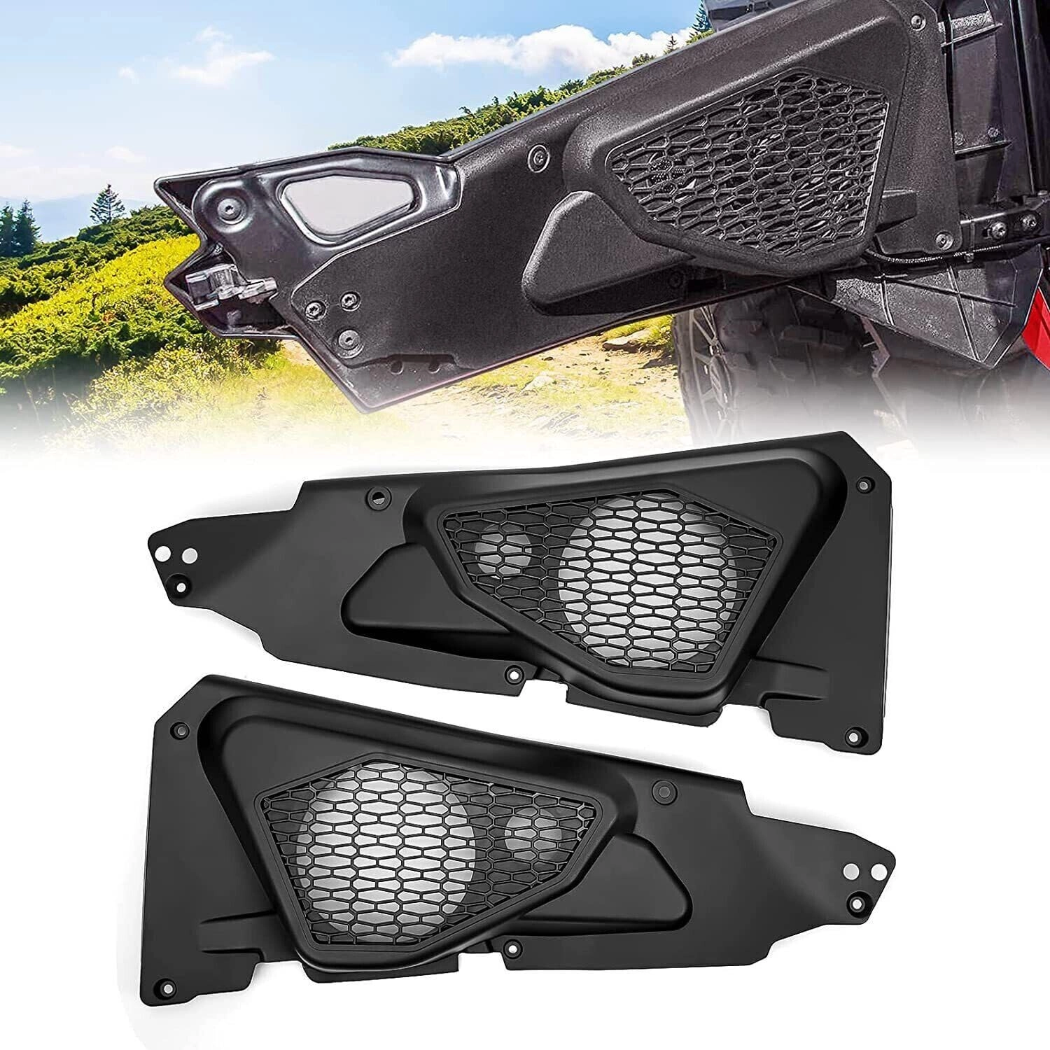 SGCULTURE Front Door Speaker Panels - Pair