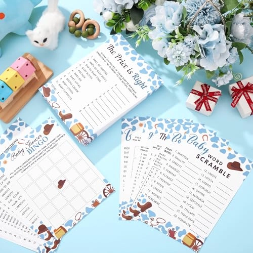 Baby Shower Games - 302 pieces 12 years and up English