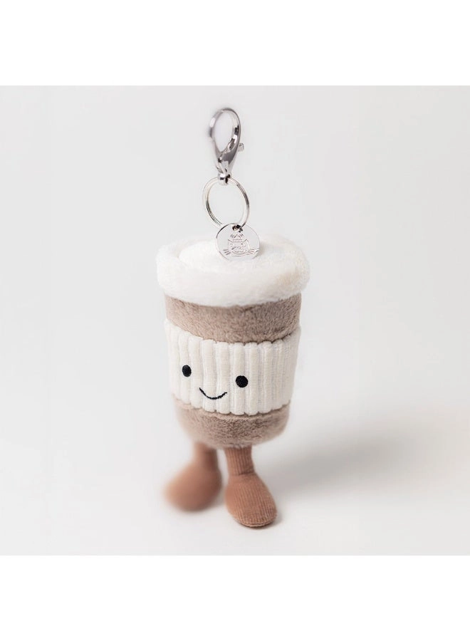 Smiling Coffee Cup Keychain