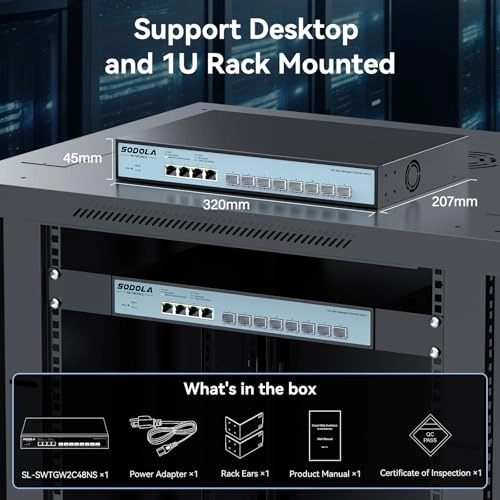Web Managed Switch - 12-ports