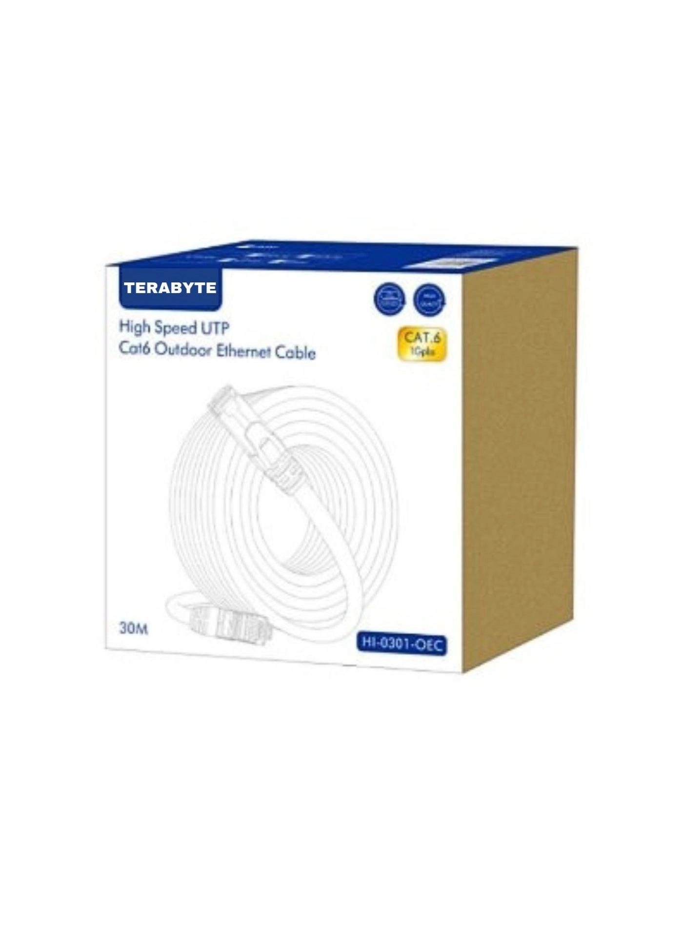 Terabyte UTP Cat 6 Outdoor Ethernet Cable - 30M