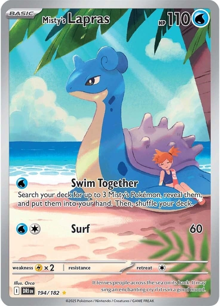 Pokémon Misty's Lapras 194/182