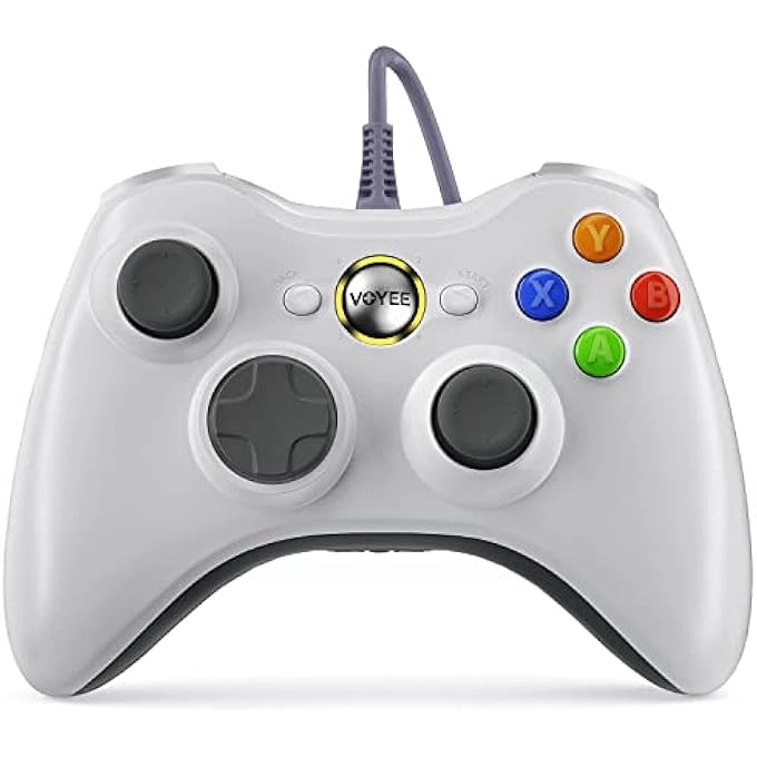 VOYEE PC Controller - Black Xbox 360 & Slim/PC Windows 10/8/7