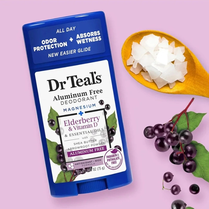 Magnesium Aluminum Free Deodorant Stick - Elderberry 75g