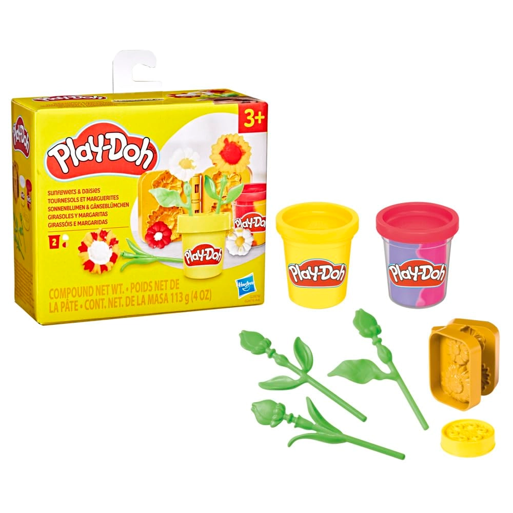 Play-Doh Sunflowers & Daisies Flower Toy - 3+ years