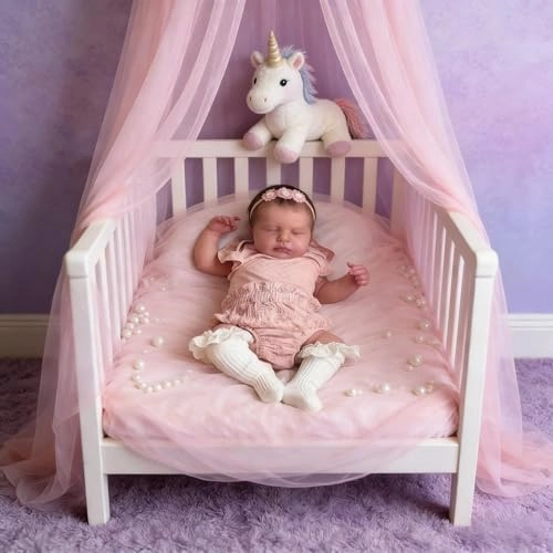 LOULOU Reborn Baby Doll - 20 Inch Soft Cloth Body & Vinyl Limbs Sleeping Ages 3+