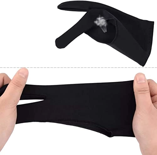 Drawing Glove - 4pcs Black Size S