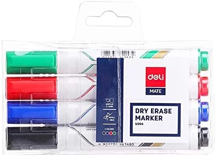 Deli Four colors dry brush pen - set of 14