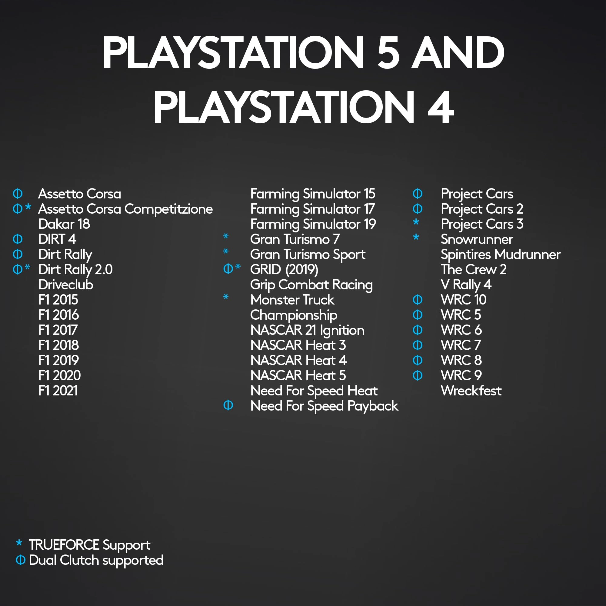 G29 - Black PS5 PS4 PC